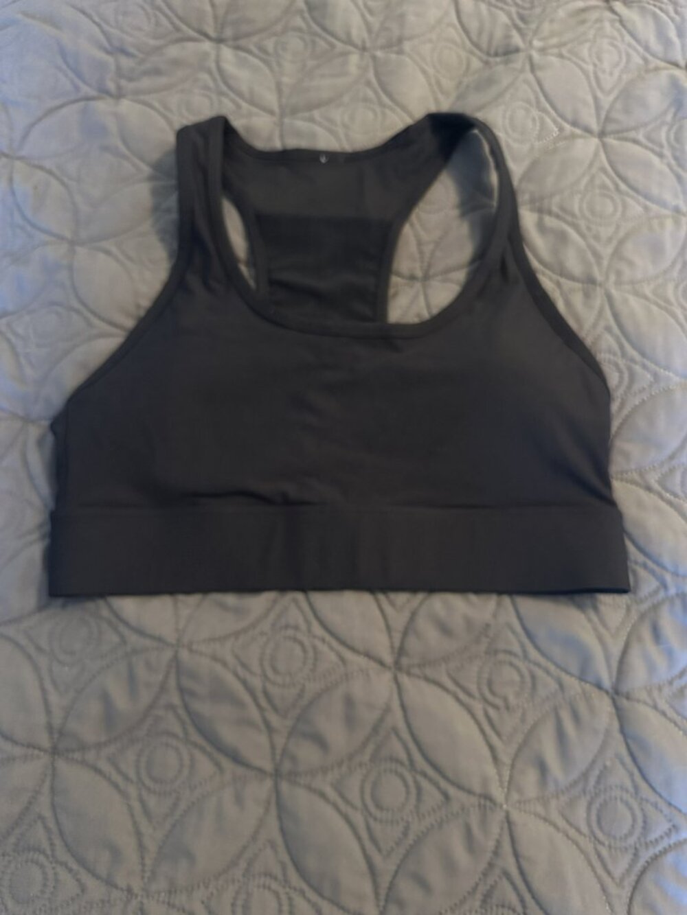 Fabletics Black Racerback Sports Bra